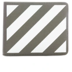 Binder Diag SAF Bifold Wallet - Military/White -Fashion Clothing Store Off White c o Virgil Abloh Binder Diag SAF Bifold Wallet Military White OMNC051F22LEA0015601 11 20 22 Feature JM