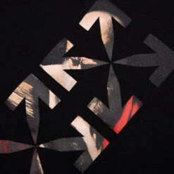 Caravaggio Paint Shorten Sweatpant - Black/White 9 Caravaggio Paint Shorten Sweatpant - Black/White -Fashion Clothing Store Off White c o Virgil Abloh Caravaggio Paint Shorten Sweatpant Black White OMCH030C99FLE0021001 4