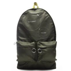 Cut Here Backpack - Green/White