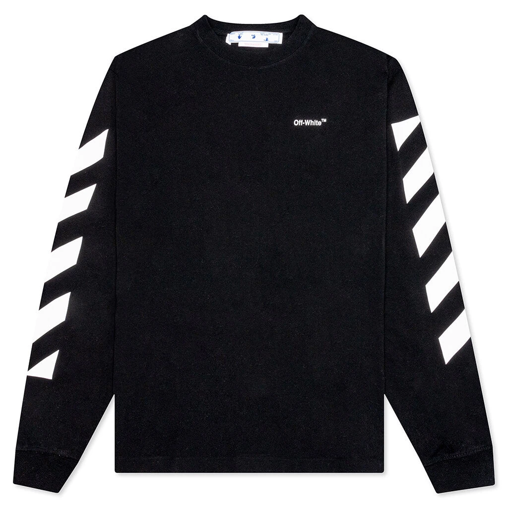 Diag Helvetica Skate L/S Tee - Black/White 3 Diag Helvetica Skate L/S Tee - Black/White