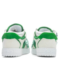 Floating Arrow Sneaker - White/Green -Fashion Clothing Store Off White c o Virgil Abloh Floating Arrow Sneaker White Green OMIA244F22LEA0010155 11 15 22 Feature VR 6