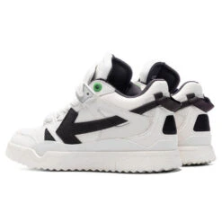 Mid Top Sponge Sneakers - White/Black -Fashion Clothing Store Off White c o Virgil Abloh Mid Top Sponge Sneakers White Black OMIA234C99LEA0010110 04 11 23 Feature VR 4