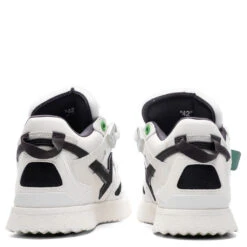Mid Top Sponge Sneakers - White/Black -Fashion Clothing Store Off White c o Virgil Abloh Mid Top Sponge Sneakers White Black OMIA234C99LEA0010110 04 11 23 Feature VR 6