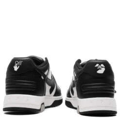 Out Of Office Calf Leather - Black/White -Fashion Clothing Store Off White c o Virgil Abloh Out of Office Calf Leather Black White OMIA189C99LEA0041004 04 11 23 Feature VR 6