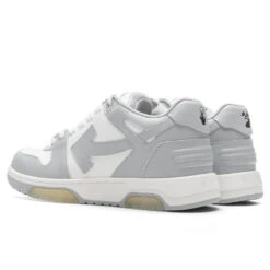 Out Of Office Calf Leather - Grey/White -Fashion Clothing Store Off White c o Virgil Abloh Out of Office Calf Leather Grey White OMIA189C99LEA0040901 04 11 23 Feature VR 4