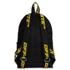 Quote Nylon Backpack - Black/White -Fashion Clothing Store Off White c o Virgil Abloh Quote Nylon Backpack Black White OMNB003F22FAB0041001 03 20 23 feature03