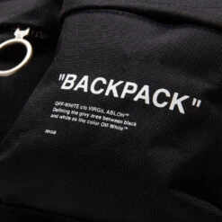 Quote Tote Backpack - Black/White 8 Quote Tote Backpack - Black/White -Fashion Clothing Store Off White c o Virgil Abloh Quote Tote Backpack Black White OMNB017F20FAB0021001 10 29 2020 01 6