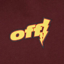 Thunder Stable Skate Hoodie - Barolo/Yellow -Fashion Clothing Store Off White c o Virgil Abloh Thunder Stable Skate Hoodie Barolo Yellow OMBB085F22FLE0032818 11 17 22 Feature DV 5 2