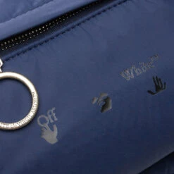 Fasten Nylon Belt Bag - Blue/No Color -Fashion Clothing Store Off White co Virgil Abloh Fasten Nylon Belt Bag Blue No Color OMNO020F21FAB0014500 08 12 2021 01 5