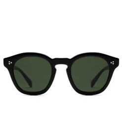 Oliver Peoples Bordreau L.A - Black/Vibrant Green
