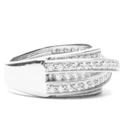 Tom Wood Orb Ring Slim Clear White - 925 Sterling Silver -Fashion Clothing Store Orb Ring Slim Clear White 925 Sterling Silver R76CDCZW01S925 52 09 08 23 Feature KN 3