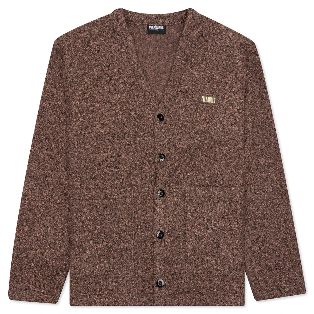 Pleasures Creation Cardigan - Mauve 3 Pleasures Creation Cardigan - Mauve