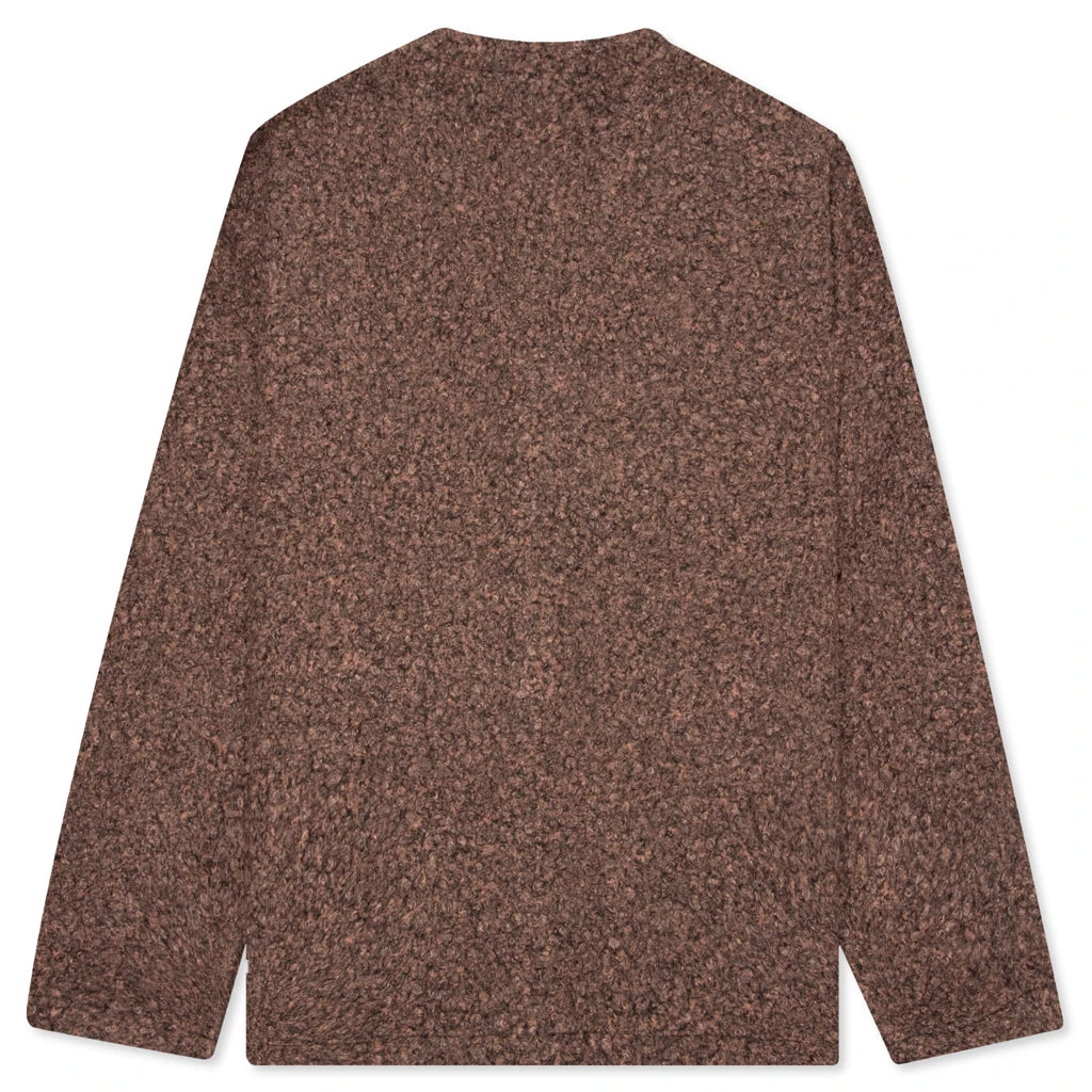 Pleasures Creation Cardigan - Mauve 4 Pleasures Creation Cardigan - Mauve - Image 2