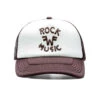 Pleasures Rock Trucker Cap - Brown -Fashion Clothing Store PLEASURES Lithium Trucker Cap Brown P22SU60 BRN 08 04 22 Feature VR 2
