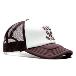 Pleasures Rock Trucker Cap - Brown -Fashion Clothing Store PLEASURES Lithium Trucker Cap Brown P22SU60 BRN 08 04 22 Feature VR 3