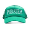 Pleasures Lithium Trucker Cap - Kelly Green 1 Pleasures Lithium Trucker Cap - Kelly Green -Fashion Clothing Store PLEASURES Lithium Trucker Cap Kelly Green P22F062 GREEN 11 05 22 S NF Feature 7 MG