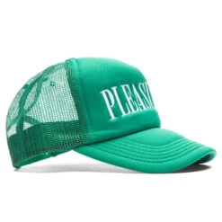 Pleasures Lithium Trucker Cap - Kelly Green 8 Pleasures Lithium Trucker Cap - Kelly Green -Fashion Clothing Store PLEASURES Lithium Trucker Cap Kelly Green P22F062 GREEN 11 05 22 S NF Feature 8