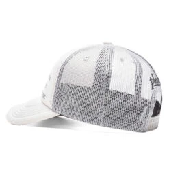 Pleasures Responsible Trucker Hat - Silver -Fashion Clothing Store PLEASURES Responsible Trucker Cap Silver P22SU057 SIL 08 04 22 Feature VR 4