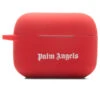 Palm Angels Classic Logo Airpod Case Pro - Red/White -Fashion Clothing Store PMZA004S22PLA0012501 CLASSIC LOGO AIRPOD CASE PRO RED WHITE 03 04 2022 01 2