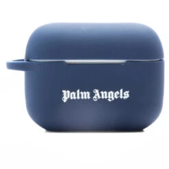 Palm Angels Classic Logo Airpod Case Pro - Navy Blue
