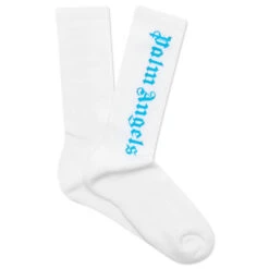 Palm Angels Classic Logo Socks - White Light