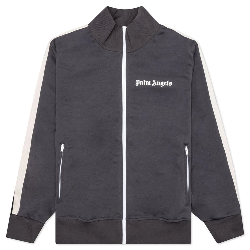 Palm Angels Classic Track Jacket - Dark Grey 3 Palm Angels Classic Track Jacket - Dark Grey