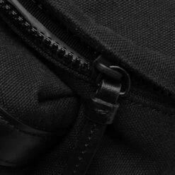 Palm Angels Classic Logo Fannypack - Black/White -Fashion Clothing Store Palm Angels Curved Logo Fannypack Black White PMNO004C99FAB0011001 05 15 22 Feature 5