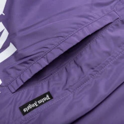 Palm Angels Curved Logo Swim Short - Violet/White -Fashion Clothing Store Palm Angels Curved Logo Swim Short Violet White PMFA005C99FAB0013501 05 09 23 Feature KN 4