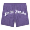 Palm Angels Curved Logo Swim Short - Violet/White -Fashion Clothing Store Palm Angels Curved Logo Swim Short Violet White PMFA005C99FAB0013501 05 09 23 Feature KN 500f8403 702d 4d87 a714 704642b9d00f