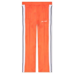 Palm Angels Kid's Logo Track Pants - Orange/White