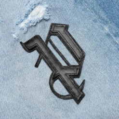 Palm Angels Light Wash Logo Patch Reg 5 Pockets Pant- Light Blue -Fashion Clothing Store Palm Angels Light Wash Logo Patch Reg 5 Pockets Pant Light Blue PMYA033S23DEN0194010 06 18 23 Feature KN 6