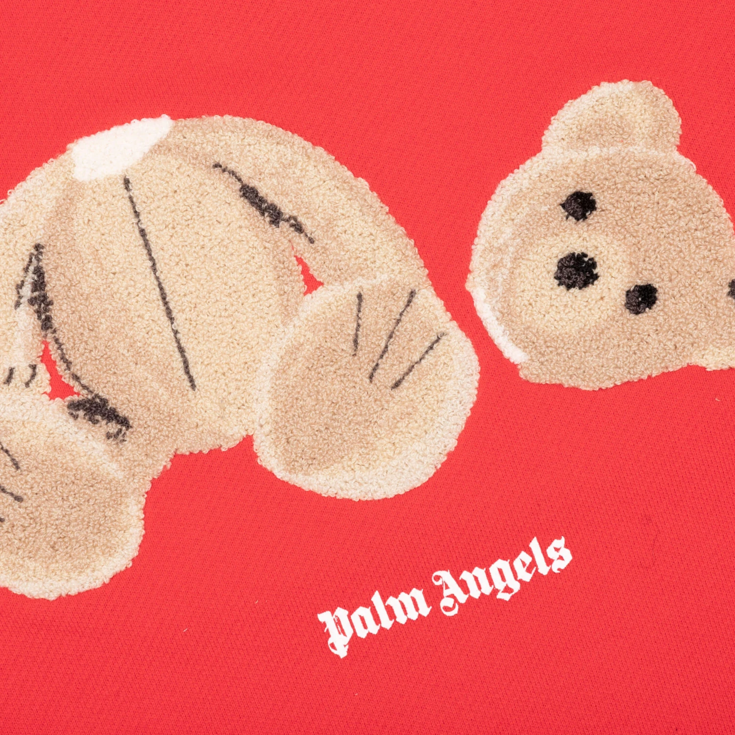 Palm Angels PA Bear Crew - Red/Brown 5 Palm Angels PA Bear Crew - Red/Brown - Image 3