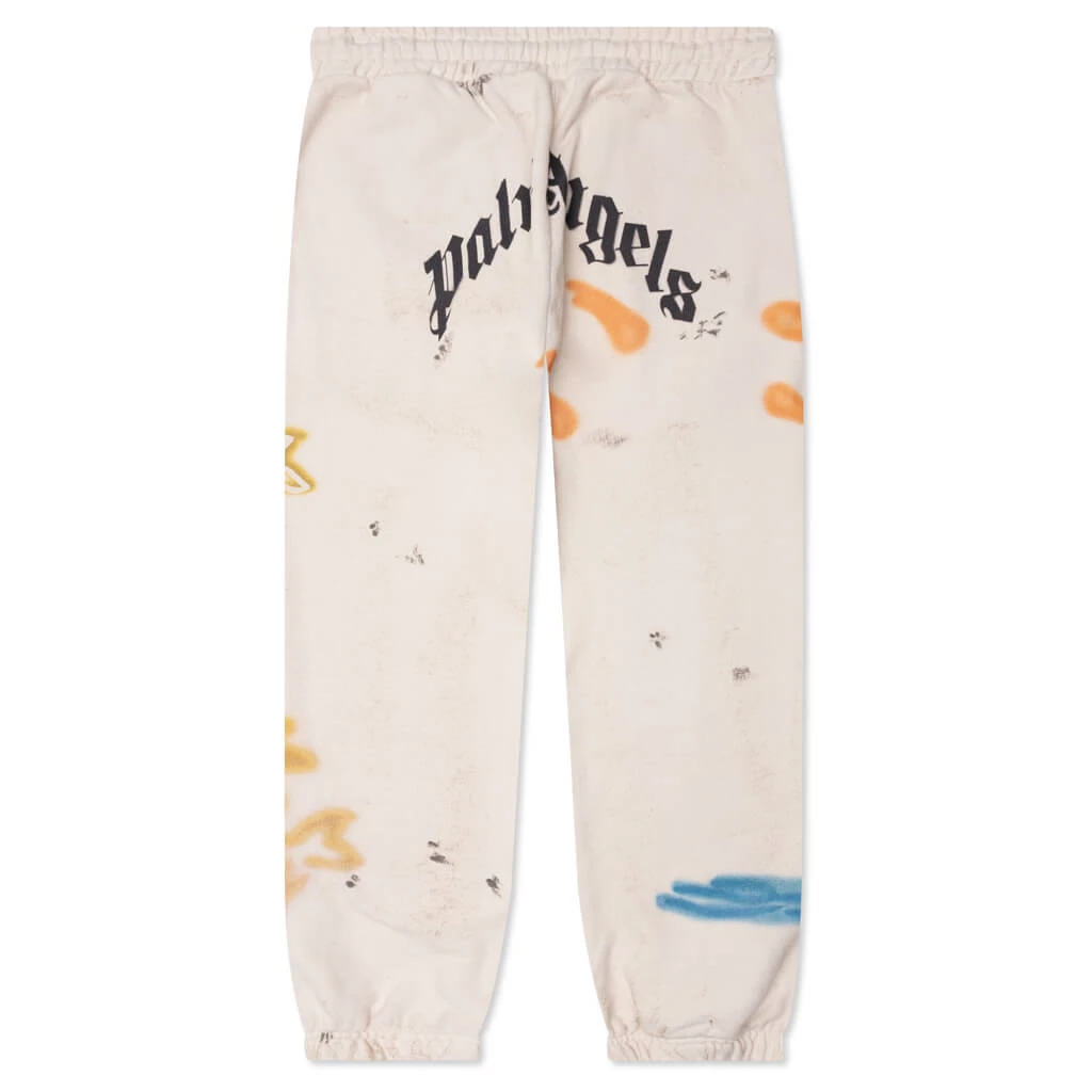 Palm Angels Palm Neon Sweatpants - Off White 4 Palm Angels Palm Neon Sweatpants - Off White - Image 2