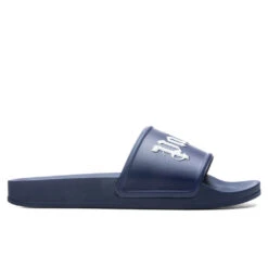 Palm Angels Pool Slider - Blue/White