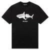 Palm Angels Shark Classic Tee - Black/White -Fashion Clothing Store Palm Angels Shark Classic Tee Black White SS23 PMAA001C99JER0121001 05 09 23 Feature KN