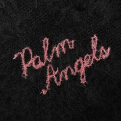 Palm Angels The Palm Sweater Intarsia - Black/Fuchsia -Fashion Clothing Store Palm Angels The Palm Sweater Intarsia Black Fuchsia PMHE007F22KNI002 1032 11 16 22 Feature VR 5