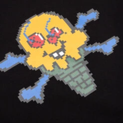 Pixel S/S Tee - Black -Fashion Clothing Store Pixel S S Tee Black 431 7201 01 10 25 23 Feature KN 6