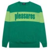 Pleasures Lighter Sweater - Green -Fashion Clothing Store Pleasures Lighter Sweater Green P22F042 GREEN 11 10 22 Feature VR MG