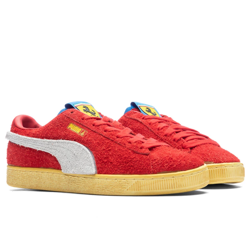 Puma X Joshua Vides Ferrari Suede - White/Black 4 Puma X Joshua Vides Ferrari Suede - White/Black - Image 2