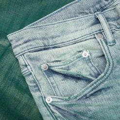 P001 - Light Indigo Fanfare Color Coated Gradient -Fashion Clothing Store Purple Brand P001 Light Indigo Fanfare Color Coated Gradient P001 LFFG223 03 29 23 Feature KN 12