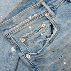 P001 - Light Indigo Painter Jean -Fashion Clothing Store Purple Denim P001 Light Indigo Painter Jean P001 LPA 03 27 2021 01 5