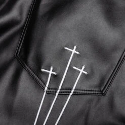 Bryant Jean - Latin Triple Cross -Fashion Clothing Store RTA Bryant Leather Skinny Jean Latin Triple Cross MH22K340 B1205LTRCO 01 19 23 Feature DV 7