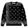 Creed Sweater - Black Paisley -Fashion Clothing Store RTA Creed Sweater Black Paisley MH21 S0CS 7119BLPSL 01 13 2022 01