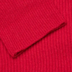 Raf Simons Big Ribbed Knit Cardigan With Fabric Lining - Red -Fashion Clothing Store Raf Simons Big Ribbed Knit Cardigan With Fabric Lining Red 212 844 50002 0030 12 11 2021 01 3