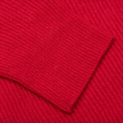Raf Simons Big Ribbed Knit Cardigan With Fabric Lining - Red -Fashion Clothing Store Raf Simons Big Ribbed Knit Cardigan With Fabric Lining Red 212 844 50002 0030 12 11 2021 01 4