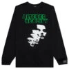Raf Simons Destroyed Crewneck Sweater With Altered Reality Print - Black -Fashion Clothing Store Raf Simons Destroyed Crewneck Sweater with Altered Reality Print Black 222 M168 19004 0099 12 20 22 Feature VR