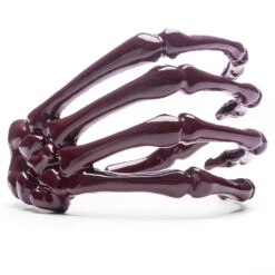 Raf Simons Skeleton Bracelet - Dark Aubergine