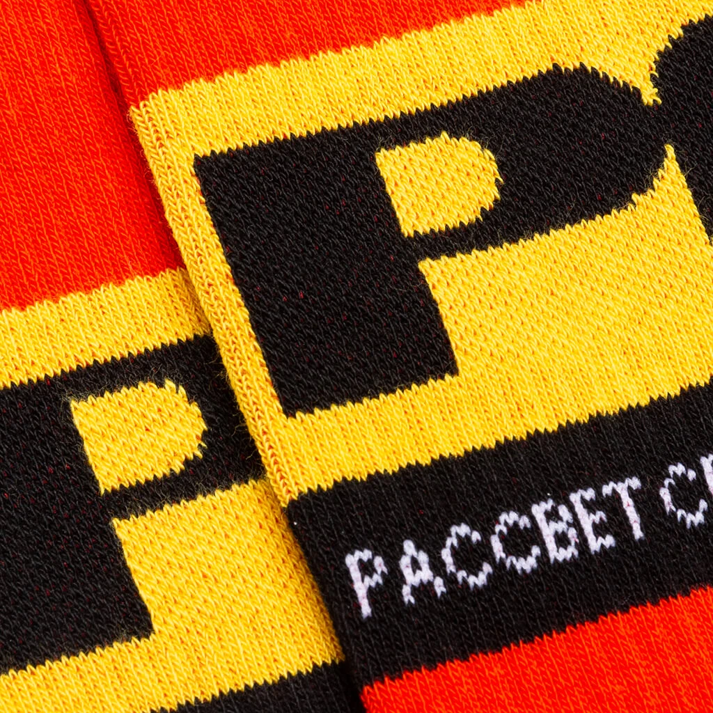 PC Logo Sport Socks - Red 4 PC Logo Sport Socks - Red - Image 2