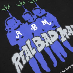 Slight Disorder S/S Tee - Black -Fashion Clothing Store Real Bad Man Slight Disorder S S Tee Black RBM11032 04 08 23 Feature KN 8