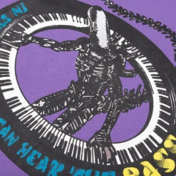 Space Bass S/S Tee - Dusty Purple -Fashion Clothing Store Real Bad Man Space Bass S S Tee Dusty Purple RBM11024 05 25 23 Feature MG 7